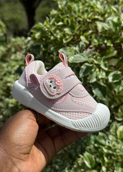 Unisex Baby Prewalker Shoes -MY248 - Soft Sole First Walking Sneakers with Velcro Strap & Cute Character Design