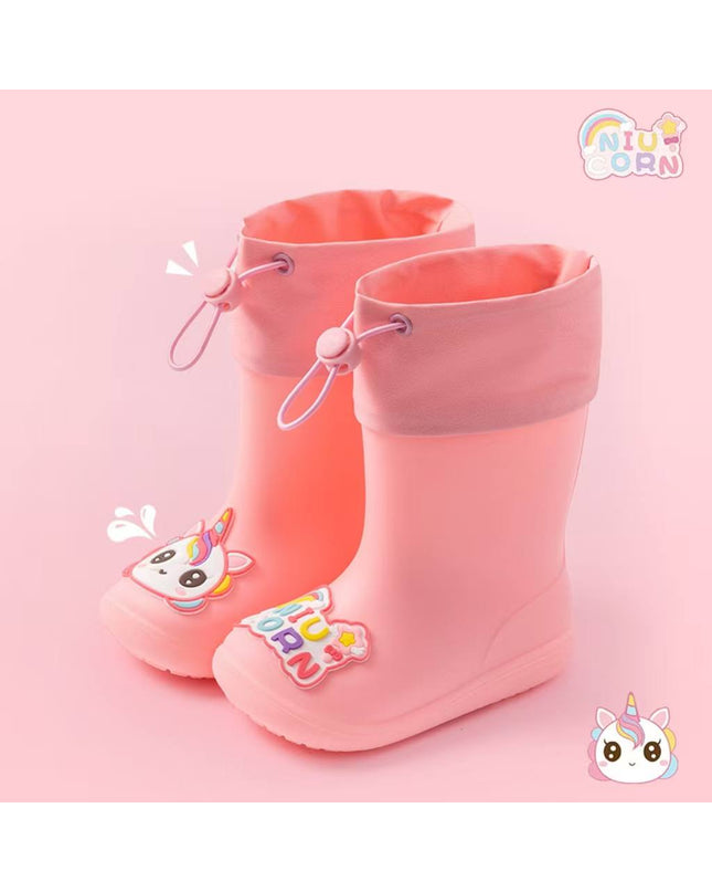 Unicorn Rainboots - Waterproof Kids Rain Boots
