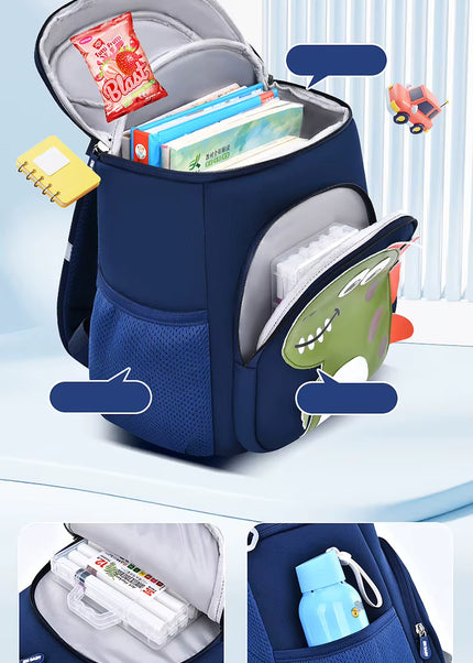 Kids Dinosaur Backpack for Kindergarten – Waterproof School Bag Ages 3–6
