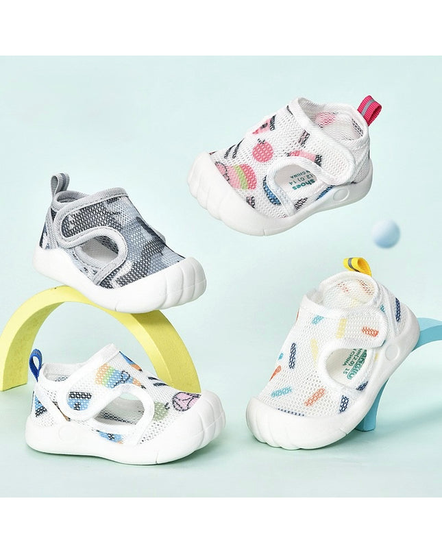 Baby Soft-Sole Breathable Mesh Prewalker Shoes
