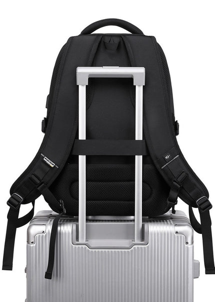 Large Capacity Waterproof Travel & School Backpack – USB Port, Anti-Theft, Unisex -  High School and Junior High School