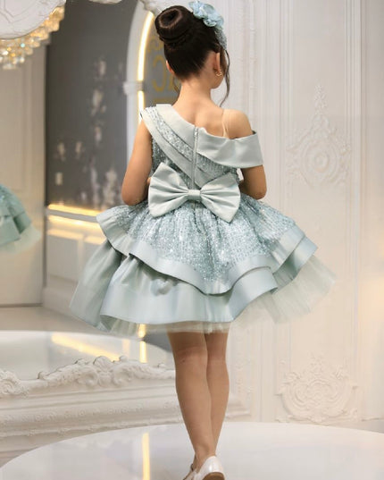 Mint Blue Princesses Wedding Gown/Dress