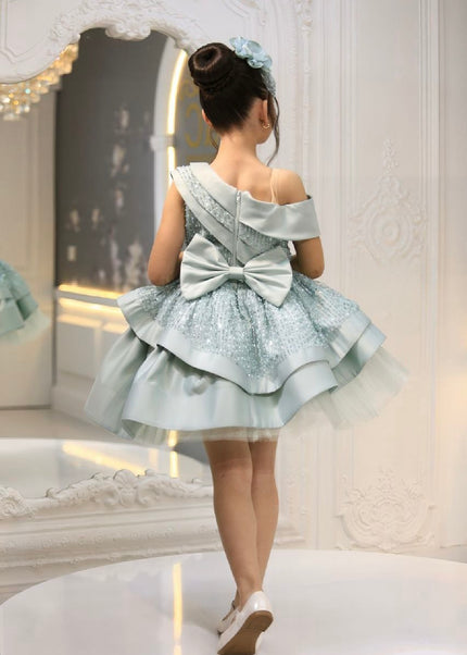 Mint Blue Princesses Wedding Gown/Dress