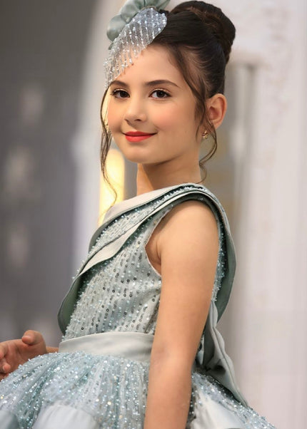 Mint Blue Princesses Wedding Gown/Dress