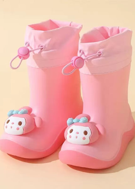 Kids Rainboots with Cute Cartoon Characters