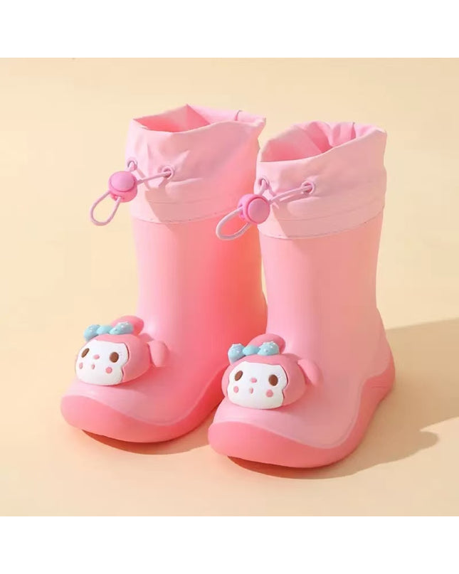 Kids Rainboots with Cute Cartoon Characters
