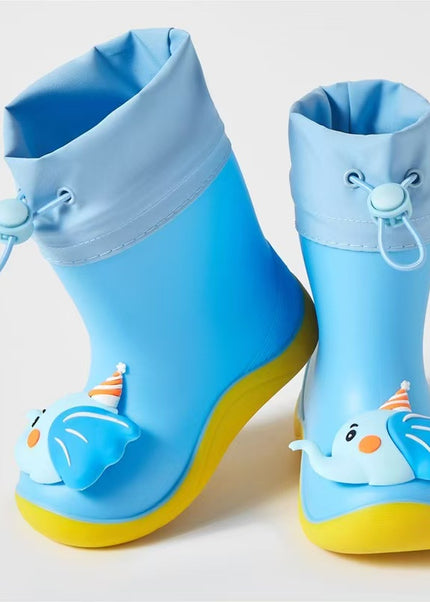 Kids Rainboots with Cute Cartoon Characters