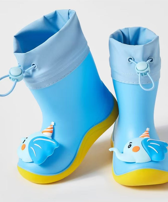 Kids Rainboots with Cute Cartoon Characters