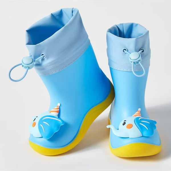 Kids Rainboots with Cute Cartoon Characters