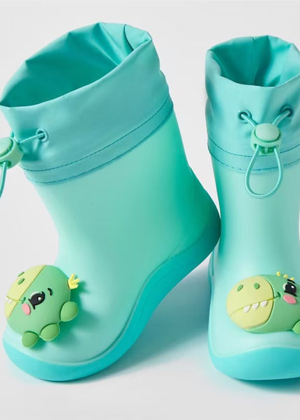 Kids Rainboots with Cute Cartoon Characters
