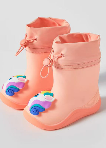 Kids Rainboots with Cute Cartoon Characters