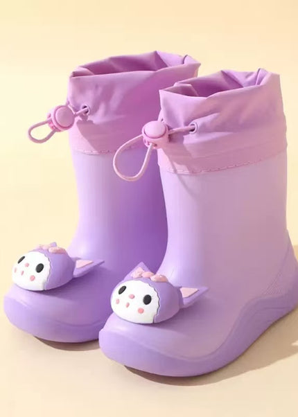 Kids Rainboots with Cute Cartoon Characters