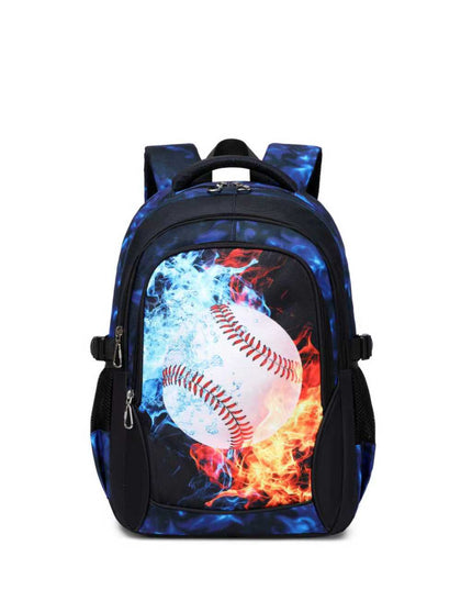 Basket Ball, Unisex School Backpack - 3 in 1 (Lunch bag, Pencil Pouch, Backpack)