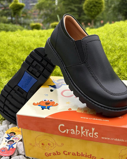 Crabkids Boys Matte School Shoes - 650302