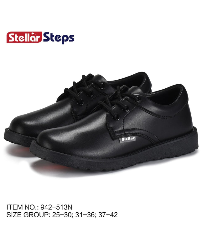 942-513 - Boys Matte School Shoes