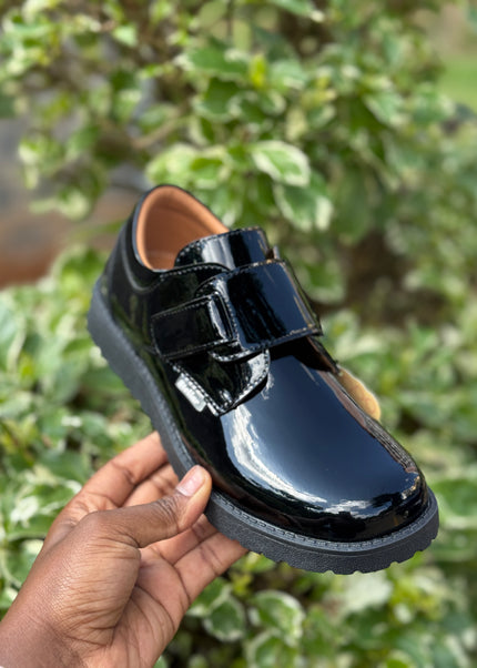 S942501 - Stellar Steps Patent Wipe-Clean School Shoes – Stylish, Light, No Polish Needed