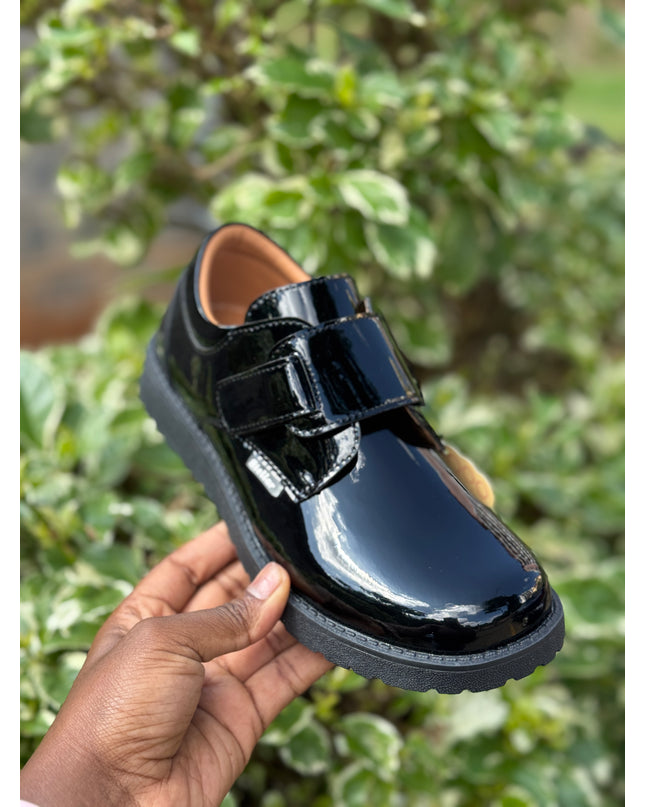 S942501 - Stellar Steps Patent Wipe-Clean School Shoes – Stylish, Light, No Polish Needed