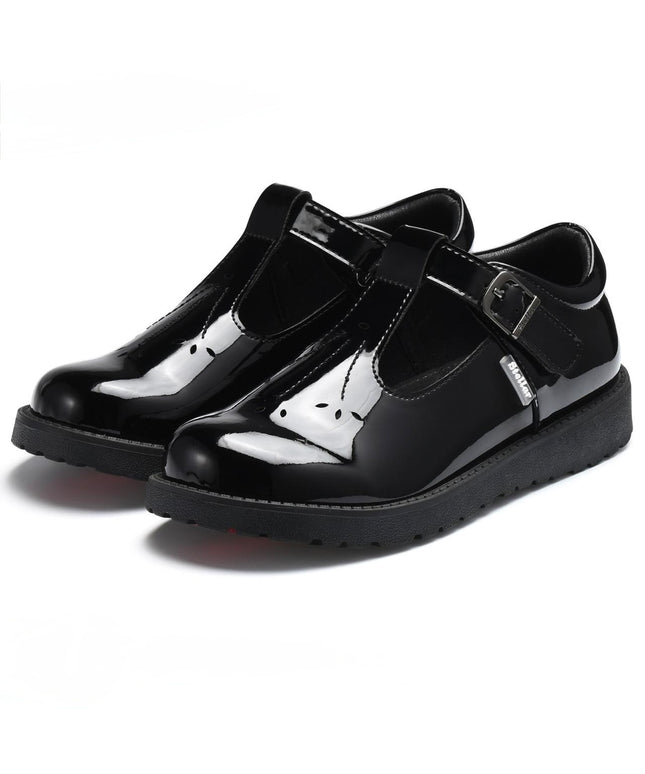 S942208 - Stellar Steps Patent Wipe-Clean School Shoes – Stylish, Light, No Polish Needed