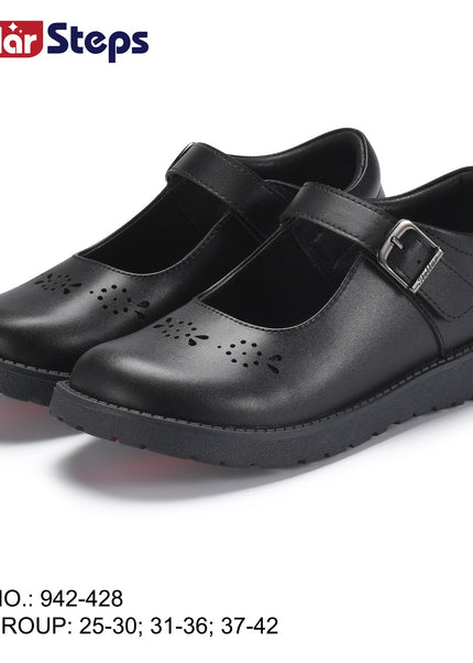 Stellar Steps Girls Matte School Shoe - 942-428