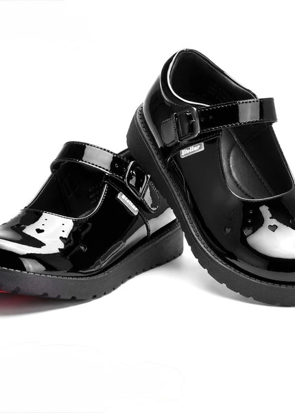 Stellar Steps Girls Wetlook School Shoes - S942-432