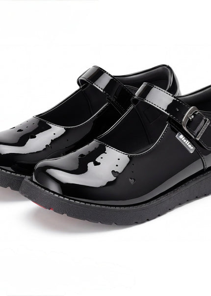 Stellar Steps Girls Wetlook School Shoes - S942-432