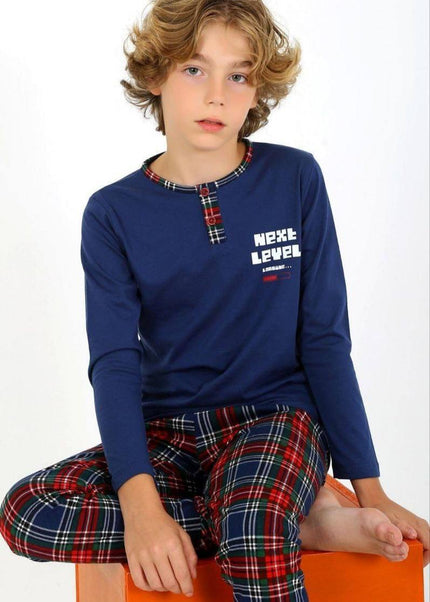 Classic Check Pajama Set for Boys