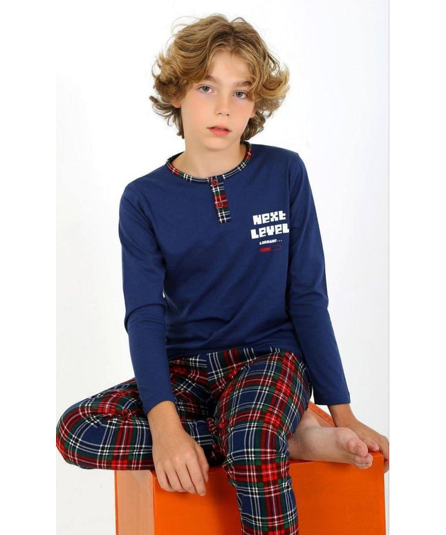 Classic Check Pajama Set for Boys