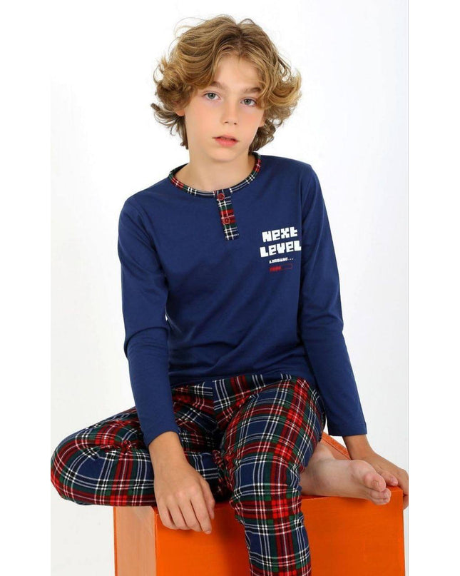 Classic Check Pajama Set for Boys
