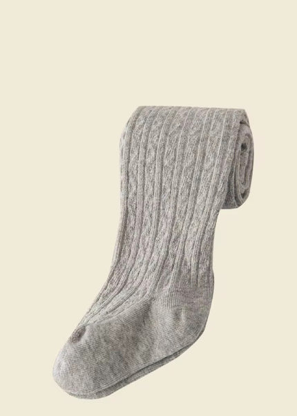 Premium Girls Textured Cotton Blend School Tights – 0011B