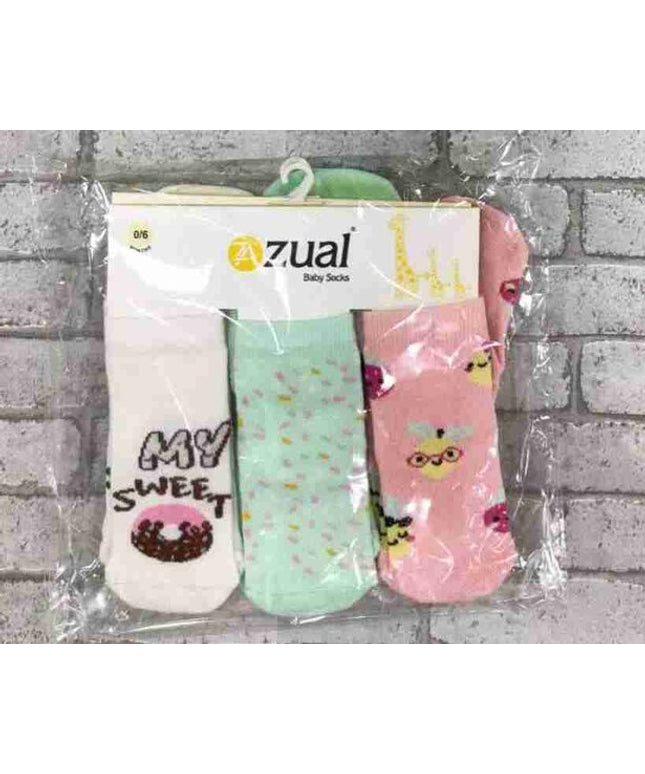 3 Pack Baby Socks