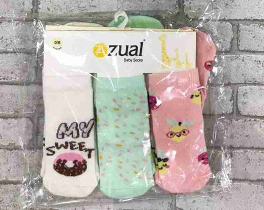 3 Pack Baby Socks