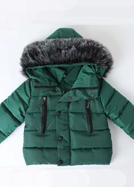 Warm Hooded Kid's Jackets