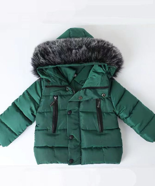 Warm Hooded Kid's Jackets