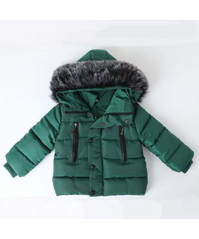 Warm Hooded Kid's Jackets
