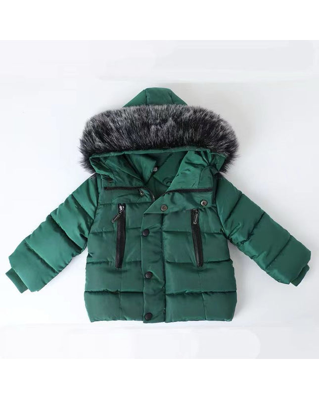 Warm Hooded Kid's Jackets