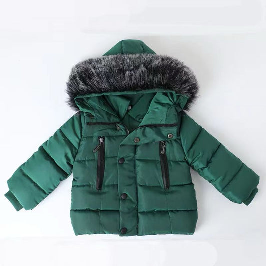 Warm Hooded Kid's Jackets