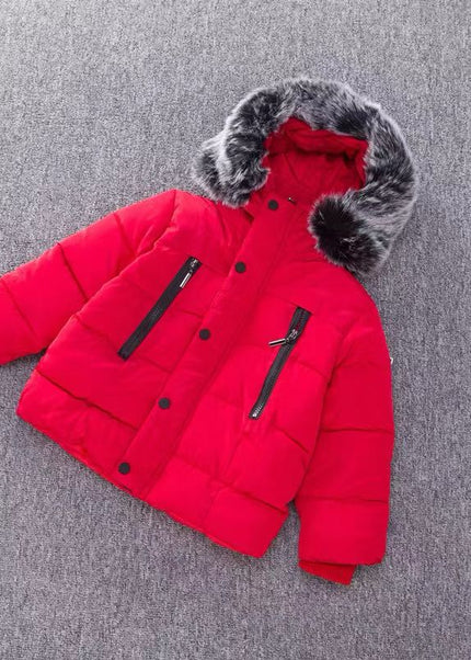 Warm Hooded Kid's Jackets