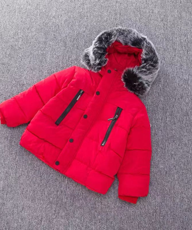 Warm Hooded Kid's Jackets