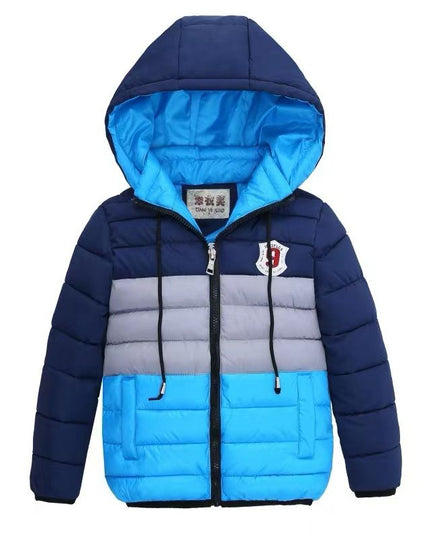 Boys Stylish Colorblock Jacket – Perfect for Occasions, Church & Family Days
