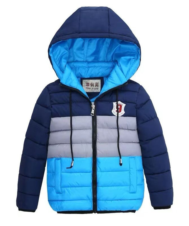 Boys Stylish Colorblock Jacket – Perfect for Occasions, Church & Family Days