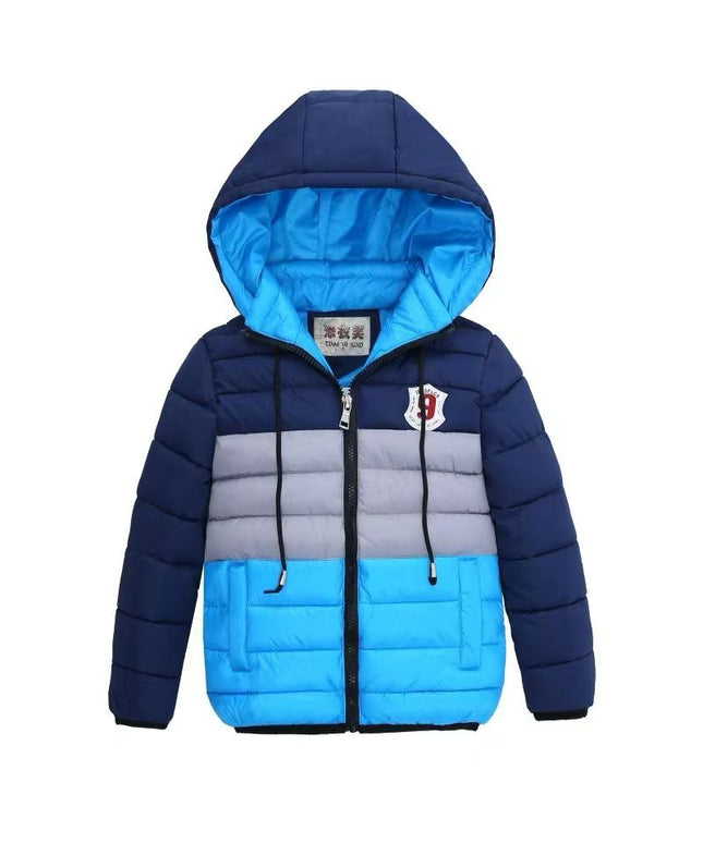 Boys Stylish Colorblock Jacket – Perfect for Occasions, Church & Family Days