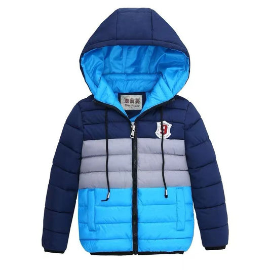 Boys Stylish Colorblock Jacket – Perfect for Occasions, Church & Family Days