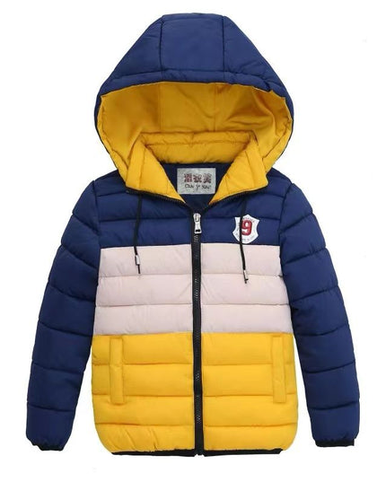 Boys Stylish Colorblock Jacket – Perfect for Occasions, Church & Family Days