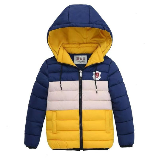Boys Stylish Colorblock Jacket – Perfect for Occasions, Church & Family Days