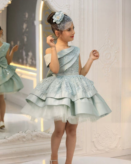 Mint Blue Princesses Wedding Gown/Dress