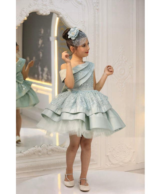 Mint Blue Princesses Wedding Gown/Dress
